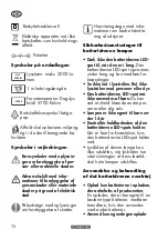 Preview for 78 page of Parkside PLSA 20-Li A1 Translation Of The Original Instructions