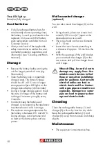 Preview for 58 page of Parkside PLSA 40-Li A1 Instructions For Use Manual