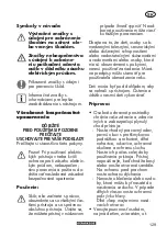 Preview for 129 page of Parkside PLSA 40-Li B1 Translation Of The Original Instructions