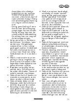 Preview for 71 page of Parkside PLSA 40-Li C2 Translation Of The Original Instructions