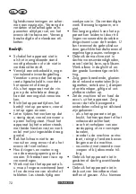 Preview for 72 page of Parkside PLSA 40-Li C2 Translation Of The Original Instructions