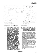 Preview for 79 page of Parkside PLSA 40-Li C2 Translation Of The Original Instructions