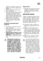 Preview for 115 page of Parkside PLSA 40-Li C2 Translation Of The Original Instructions