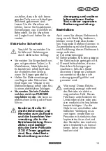 Preview for 13 page of Parkside PLVA 40-Li A1 Translation Of The Original Instructions