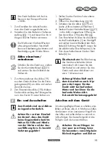 Preview for 15 page of Parkside PLVA 40-Li A1 Translation Of The Original Instructions