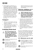 Preview for 72 page of Parkside PLVA 40-Li A1 Translation Of The Original Instructions