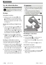 Preview for 20 page of Parkside PMB 1100 A1 Original Instructions Manual