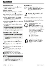 Preview for 22 page of Parkside PMB 1100 A1 Original Instructions Manual