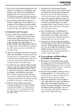 Предварительный просмотр 36 страницы Parkside PMFAP 20-Li A1 Instructions Manual