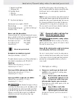 Preview for 7 page of Parkside PMFW 280 A1 -  3 Operation And Safety Notes