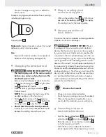 Предварительный просмотр 11 страницы Parkside PMFW 280 A1 -  3 Operation And Safety Notes