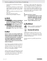 Предварительный просмотр 22 страницы Parkside PMFW 280 A1 -  3 Operation And Safety Notes