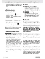 Preview for 12 page of Parkside PMFW 280 A1 -  6 Operation And Safety Notes