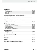 Preview for 5 page of Parkside PMFW 280 A2 Operation And Safety Notes