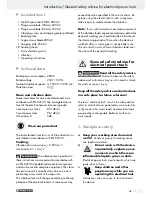 Предварительный просмотр 7 страницы Parkside PMFW 280 A2 Operation And Safety Notes