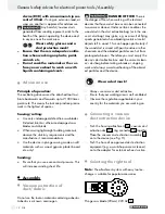 Предварительный просмотр 10 страницы Parkside PMFW 280 A2 Operation And Safety Notes