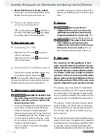 Preview for 12 page of Parkside PMFW 280 A2 Operation And Safety Notes