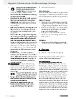 Предварительный просмотр 70 страницы Parkside PMFW 280 A2 Operation And Safety Notes