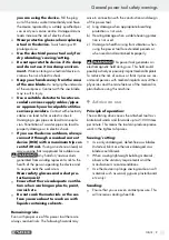 Предварительный просмотр 9 страницы Parkside pmfw 310 b1 Operation And Safety Notes Translation Of The Original Instructions