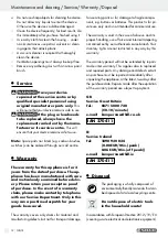 Предварительный просмотр 12 страницы Parkside pmfw 310 b1 Operation And Safety Notes Translation Of The Original Instructions