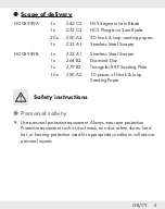 Предварительный просмотр 5 страницы Parkside PMFWZ 1 A1 Assembly, Operating And Safety Instructions