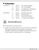 Предварительный просмотр 45 страницы Parkside PMFWZ 1 A1 Assembly, Operating And Safety Instructions