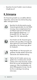 Preview for 18 page of Parkside PMSHM 2 A1 Operation And Safety Notes