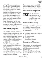 Preview for 5 page of Parkside PMSSA 8 A1 Translation Of The Original Instructions