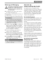 Preview for 10 page of Parkside PMST 100 A1 Original Instructions Manual