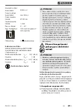 Preview for 62 page of Parkside PMTS 180 A1 Translation Of The Original Instructions