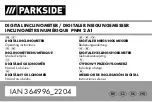 Parkside PNM 2 A1 Operating Instructions Manual preview