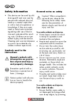 Preview for 22 page of Parkside PNTS 1400 F2 Translation Of The Original Instructions