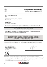 Preview for 59 page of Parkside PNTS 1400 G3 Translation Of Original Operation Manual