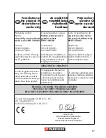 Предварительный просмотр 67 страницы Parkside PNTS 1500 B2 Operation Manual