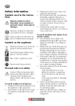 Preview for 8 page of Parkside PNTS 1500 B3 Operation Manual