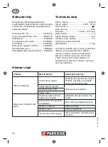 Предварительный просмотр 36 страницы Parkside PNTS 23 E Operation And Safety Notes