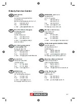 Предварительный просмотр 61 страницы Parkside PNTS 23 E Operation And Safety Notes