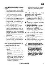 Предварительный просмотр 71 страницы Parkside PNTSA 20-Li B1 Translation Of The Original Instructions