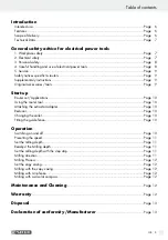 Preview for 5 page of Parkside POF 1200 A1 Operation And Safety Notes Translation Of Original Operation Manual