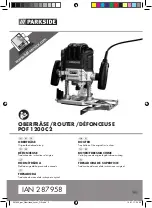 Parkside POF 1200 C2 Translation Of The Original Instructions preview