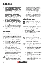 Preview for 12 page of Parkside POF 1200 C2 Translation Of The Original Instructions