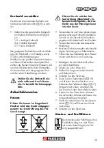 Preview for 15 page of Parkside POF 1200 C2 Translation Of The Original Instructions