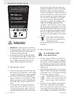 Preview for 6 page of Parkside POF 1300 Operation And Safety Notes