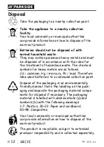 Preview for 15 page of Parkside PP 125 A1 Operation And Safety Notes