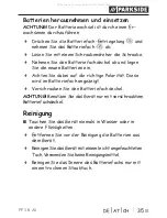 Предварительный просмотр 38 страницы Parkside PP 18 A1 Operation And Safety Notes, Notes For Parents