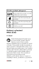 Предварительный просмотр 27 страницы Parkside PPKS 35 B3 Operation And Safety Notes Translation Of The Original Instructions