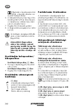 Предварительный просмотр 242 страницы Parkside PPRMA 40 Li A1 Translation Of The Original Instructions