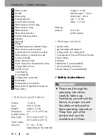 Preview for 8 page of Parkside PPS 40 A1 Operation And Safety Notes