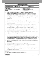 Предварительный просмотр 63 страницы Parkside PPS 40 A1 Operation And Safety Notes