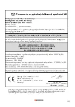 Preview for 121 page of Parkside PRM 1800 A1 Manual